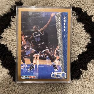 Shaquille O’Neal Fleer ‘92-‘93 Card Number # 401            1993 Fleer Corp